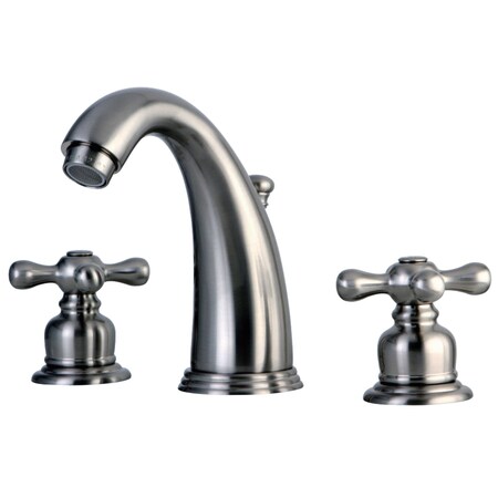 Kingston Brass KB988AX Victorian 2-Handle 8" Widespread Bathroom Faucet, Nickel KB988AX